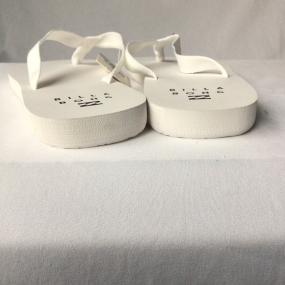Billabong white sandal flip flips New - Picture 6 of 6
